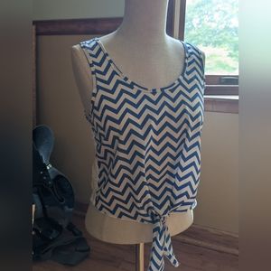 Lace back Summer tank top